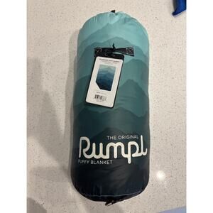 NEW RUMPL Original Puffy Blanket Blue Cascade Fade 52X75